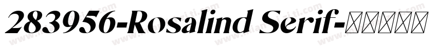 283956-Rosalind Serif字体转换